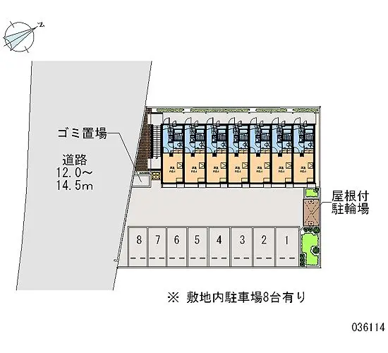 ★手数料０円★高座郡寒川町岡田８丁目 月極駐車場